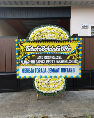 Papan Bunga Duka di Jombang Wetan